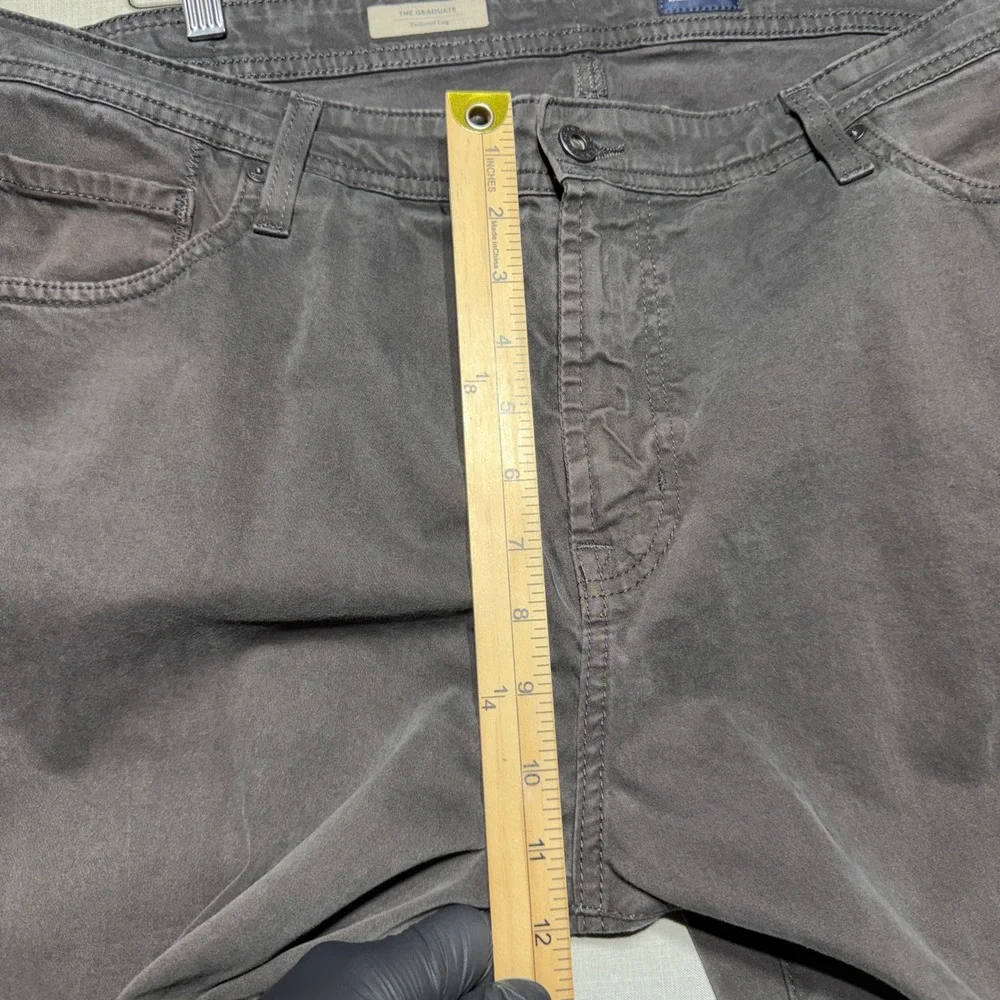 AG Adriano Goldschmied Pants Mens 40x32 Grey Tailored Leg The Graduate